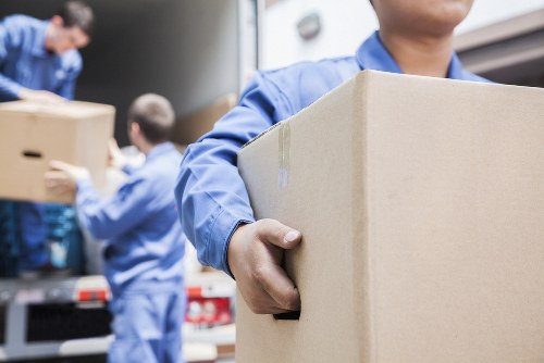 House removalists preparing a Marylebone home move