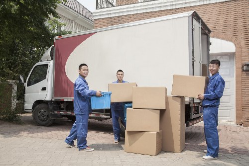 Man and van recycling collection in Marylebone with sorted reusable items