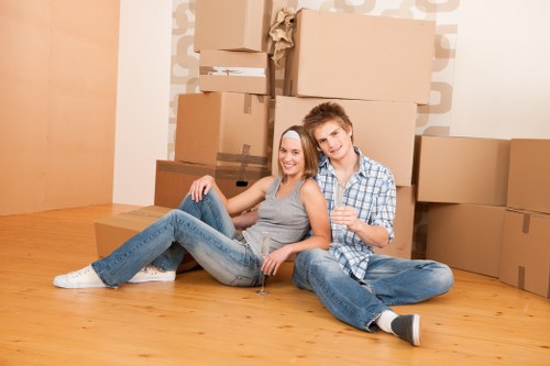 Professional student relocation service in Marylebone handling boxes and furniture