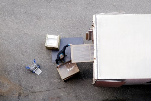 Local moving van supporting furniture delivery near Marylebone