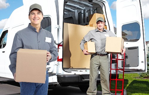 Organised moving cartons and labels for packing in Marylebone