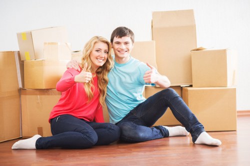 Central London same day removal van ready for a Marylebone property move