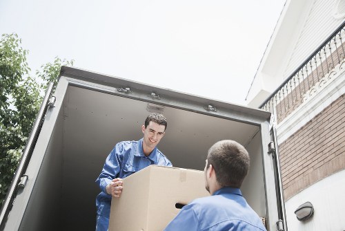 Office relocation service in Marylebone with equipment and boxes