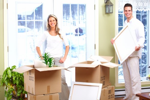 Fragile household items protected during packing services in Marylebone