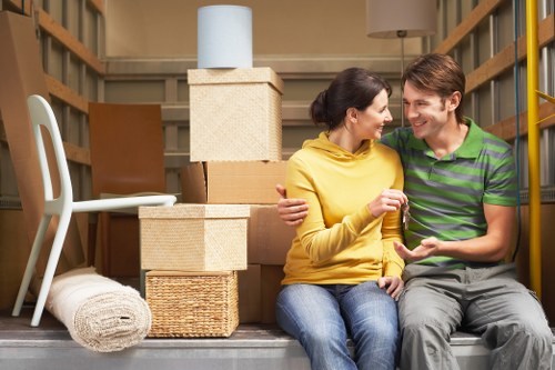 Careful handling of household items during a Marylebone residential move