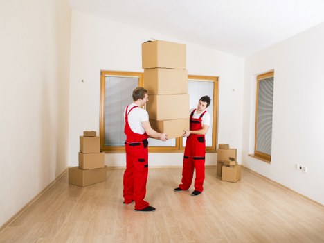 Business furniture and equipment prepared for a Marylebone office move